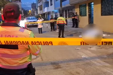 Ladrn pierde la vida a manos de su cmplice en Comas.