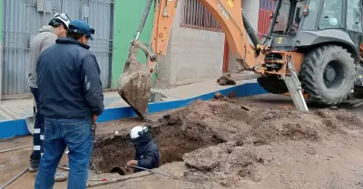 Obra colapsa en Tacan pese a haber sido inaugurada días atrás.