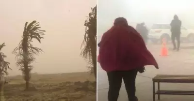 Fenómeno Meteorológico intenso en Perú.