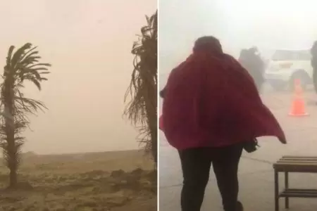 Fenmeno Meteorolgico intenso en Per.