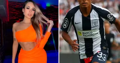 Jossmery Toledo captada con exjugador de Alianza Lima.