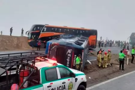 Accidente en variante Pasamayo.