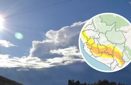 Senamhi activa alerta por fuertes temperaturas.
