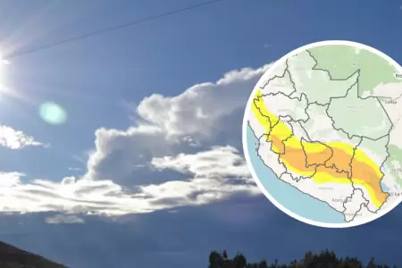 Senamhi activa alerta por fuertes temperaturas.