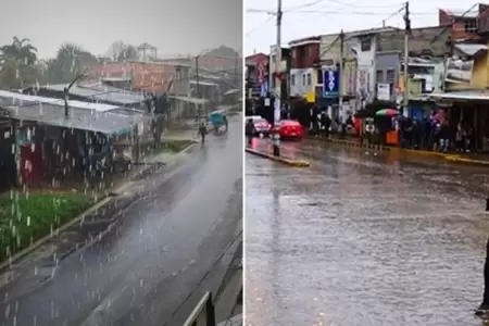 Lluvias intensas en Per.