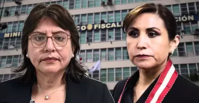 Delia Espinoza y Patricia Benavides.