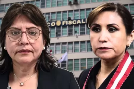 Delia Espinoza y Patricia Benavides.