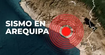 Sismo sentido en Arequipa.
