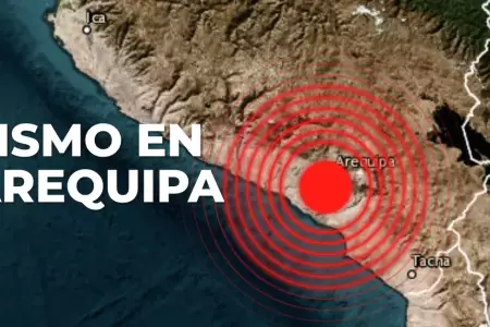 Sismo sentido en Arequipa.