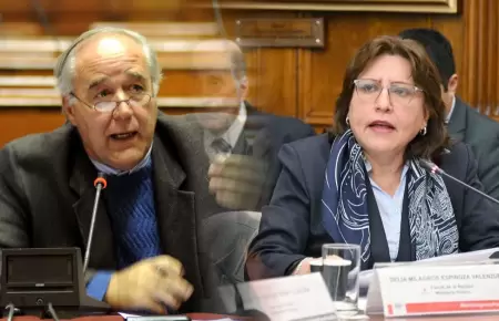 Garca Belaunde tilda de 'ridcula' denuncia penal presentada por Delia Espinoza