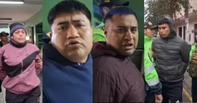 Capturan presuntos extorsionadores en Cercado de Lima