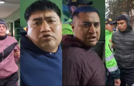 Capturan presuntos extorsionadores en Cercado de Lima