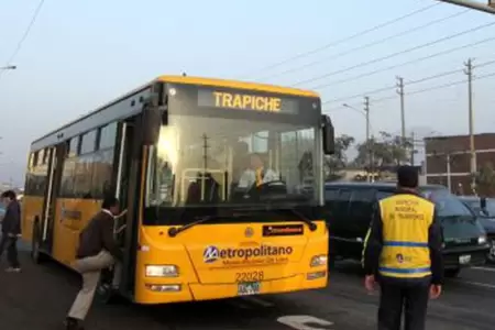 ATU anunci modificacin de la ruta alimentadora Trapiche del Metropolitano.