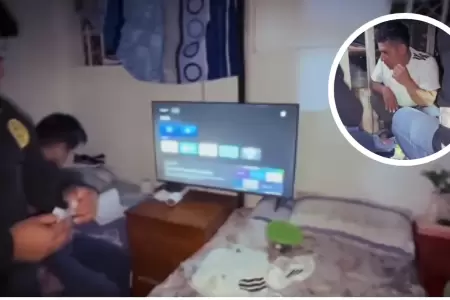Penal 'El Milagro': Alias 'Chubi' tena TV Smart dentro de prisin de Trujillo