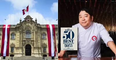 Gobierno felicita a Maido tras reconocimiento.