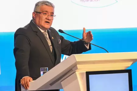 Ministro del Ambiente respalda a Dina Boluarte.