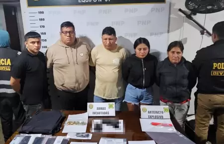 Detienen a presunto lugarteniente de alias 'Cuchillo', en Trujillo.
