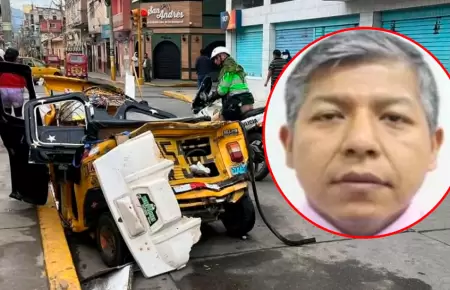 Fiscal Junior Castaeda choca en Hunuco.