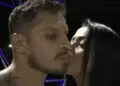 Onelia Molina le da tierno beso a Nico Ponce antes de su pelea en 'Celebrity Combat Perú', pero igual perdió