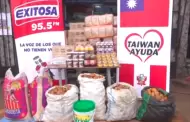 Chorrillos: Exitosa y Gobierno de Taiwn entregan una tonelada de vveres a olla comn "Santa Rosita"