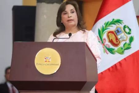Dina Boluarte: Gobierno defiende la democracia.
