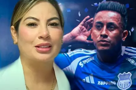 Pamela Lpez exige el divorcio a Christian Cueva tras fichar en Emelec.