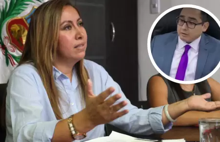 Katherine Ampuero sobre contratacin de involucrado en presunta red criminal