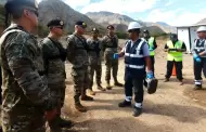 Fuerzas Armadas y Polica Nacional intensifican control contra minera ilegal en puntos claves de Pataz