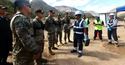 FF. AA. y PNP intensifica control contra minería ilegal en puntos claves de Pata