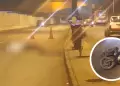 Tragedia en SJL: Joven motociclista muere tras impactar contra un poste de alumbrado