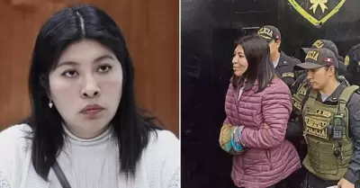 Betssy Chávez cumple prisión preventiva.