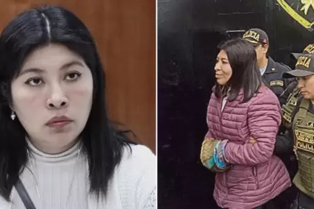 Betssy Chávez cumple prisión preventiva.