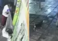 La delincuencia no tiene lmites! Hombre ROBA la cobija de un perrito callejero