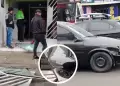 SMP: Chofer pierde el control al intentar estacionar su auto e impacta violentamente contra una veterinaria