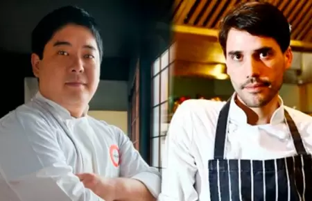 Mitsuharu Tsumura (Maido) y Virgilio Martnez (Central).