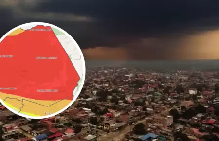 Alerta roja en Madre de Dios y Puno.