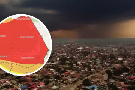 Alerta roja en Madre de Dios y Puno.
