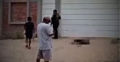 Hombre dispara contra animal