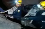 Serenos rescatan a "Rambo": Perrito estuvo amarrado a triciclo que cay al Ro Rmac
