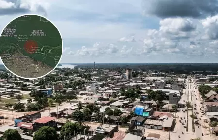 Sismo sacudi Madre de Dios esta madrugada.