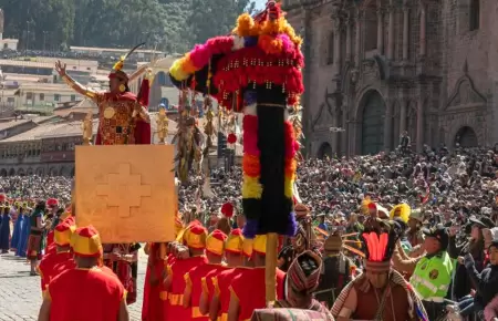 Fiesta del Inti Raymi en Cusco.