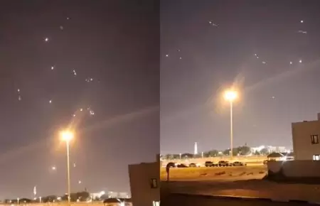 Irn ataca con misiles bases militares de EE. UU. en Qatar.
