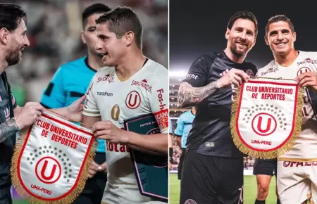 Universitario de Deportes saluda a Messi por su cumpleaos.
