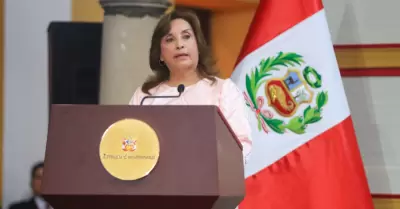 Presidenta se dirigió a los peruanos en actividad por el Día del Campesino.