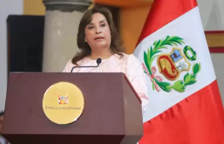 Presidenta se dirigi a los peruanos en actividad por el Da del Campesino.
