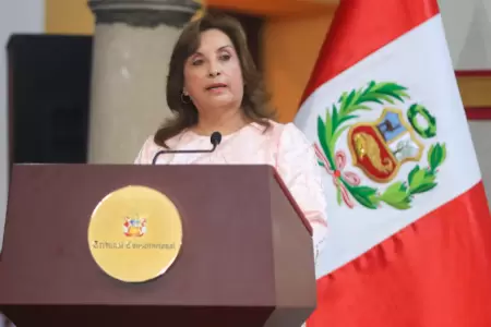 Presidenta se dirigi a los peruanos en actividad por el Da del Campesino.