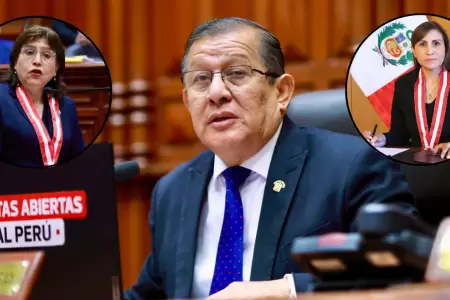 Presidente del Congreso se refirió sobre Delia Espinoza y Patricia Benavides.