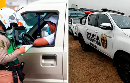 PNP de carreteras asume funciones de trnsito, en proyecto del MTC.