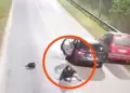 Joven salta del taxi en movimiento tras percatarse de que conductor la llevaba por otro camino