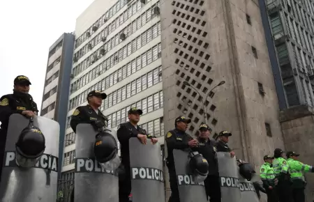 Presencial policial est garantizada en el Ministerio Pblico.